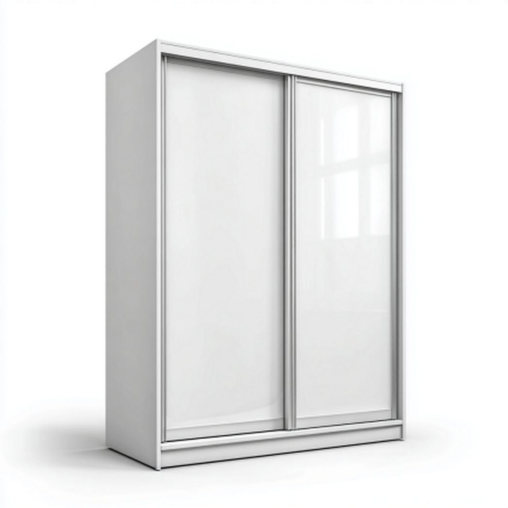 Szafa przesuwna do przechowywania w sypialni z płyty MDF - 120 x 60 x 180