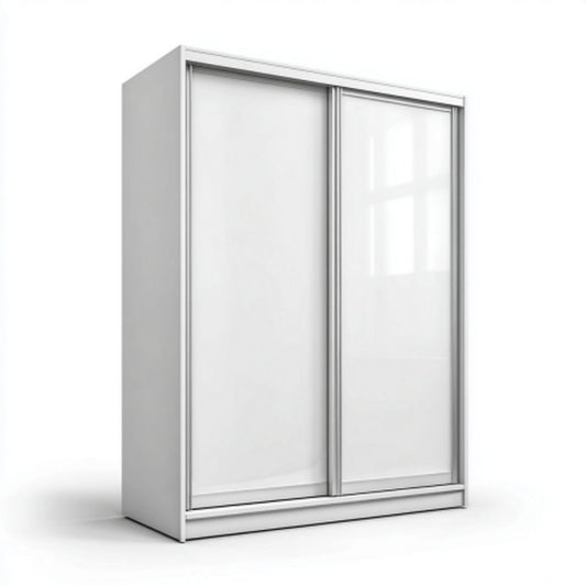 Szafa przesuwna do przechowywania w sypialni z płyty MDF - 120 x 60 x 180
